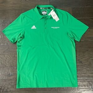 Adidas NCAA University of North Dakota Basketball Polo Men’s XLT NEW